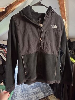 The North Face Black Fleece Jacket with Hood